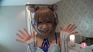 【Hentai Cosplay】Cat ear reverential manly costume, bounteous lust, imploring for Nakadashi sex, several consecutive Nakadashi! Marie Konishi - Intro